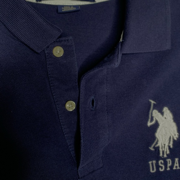Men’s U.S. Polo Assn. USPA Big Horse Polo Shirt size blue & red medium
 detail - Picture 9 of 9